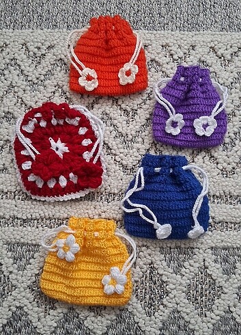 Beden çeşitli Renk Mini Kese Pouch