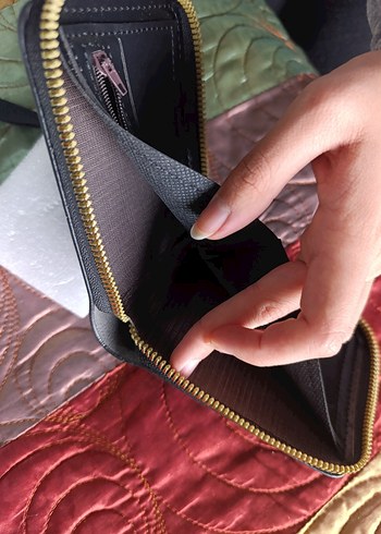 Fermuarlı deri cüzdan - Görsel 3