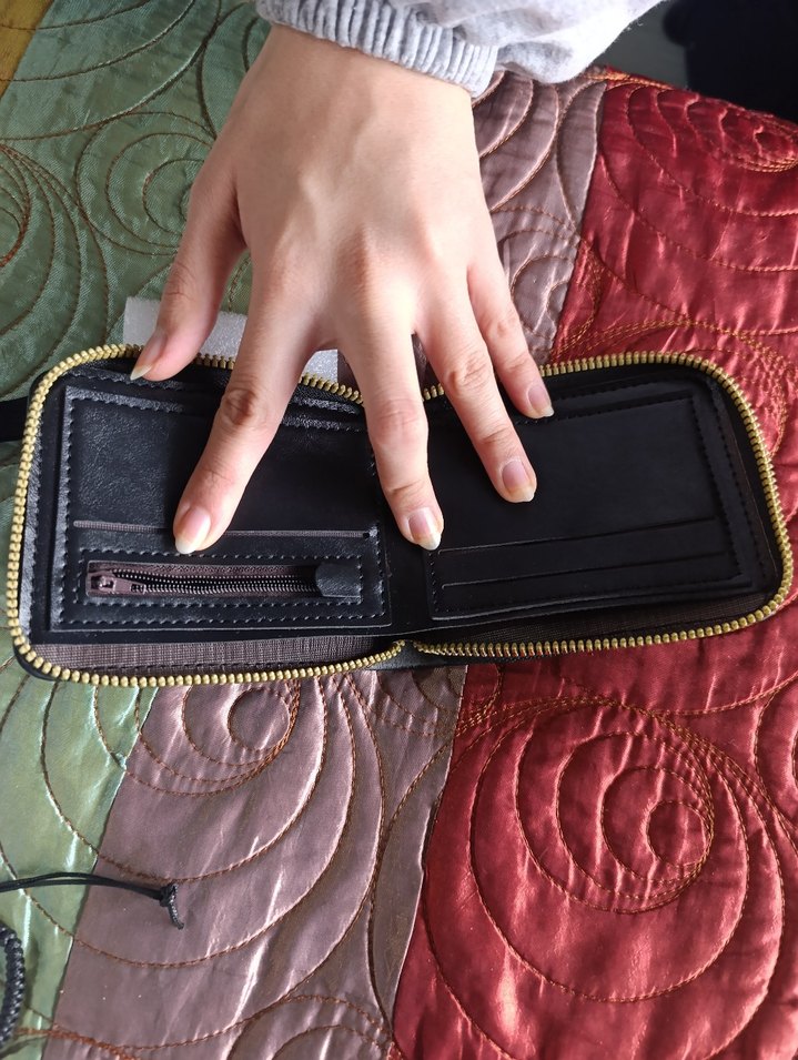 Fermuarlı deri cüzdan - Görsel 2