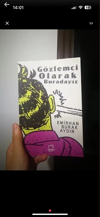 Gözlemci olarak buradayız okuma kitabı