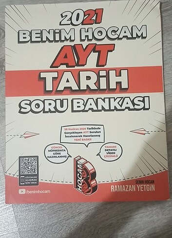 Benim hocam AYT tarih soru Bankası 