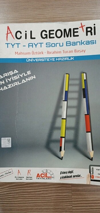 Acil yayınları TYT-AYT Geometri Soru Bankası 