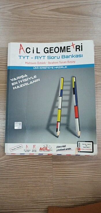 Beden Renk Acil yayınları TYT-AYT Geometri Soru Bankası