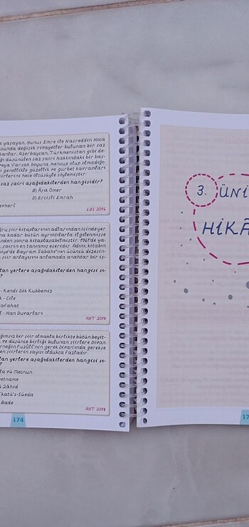 ENS yayınları AYT Edebiyat Destek Defterim