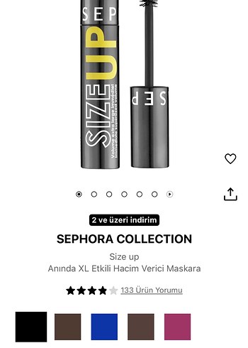 Sephora Maskara - Size Up - Görsel 2