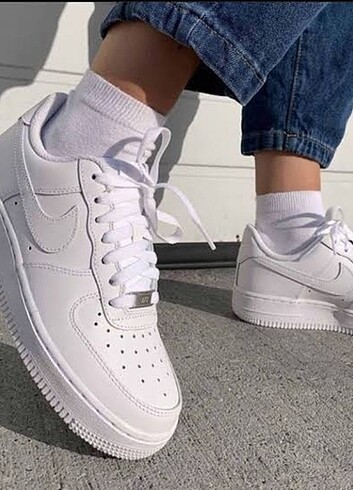 Nike Air Force beyaz ayakkabı spor 
