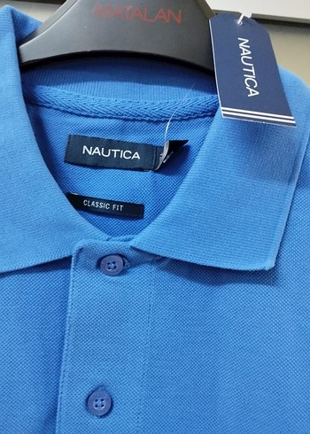 Nautica Mavi Polo Yaka Erkek Tişört