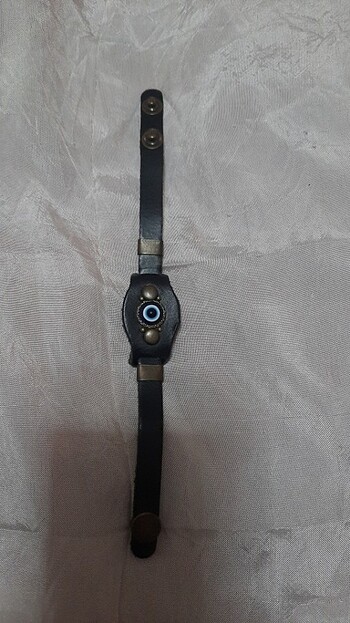 Bileklik gerçek deri nazar boncuklu - Görsel 2