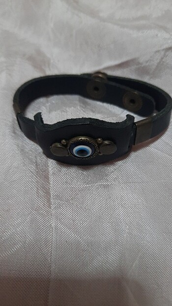 Bileklik gerçek deri nazar boncuklu - Görsel 3