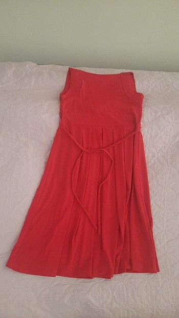 KIRMIZI RENK, PAYET ESNEK KUMAŞ, COK KULLANIŞLI ELBİSE - Görsel 10