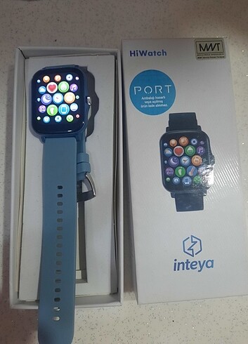 Diğer HI WATCH inteya akıllı saat ve şarj cihazı çok az kullanıldı yen