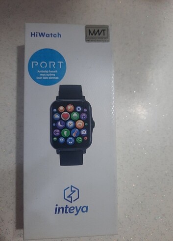 Beden HI WATCH inteya akıllı saat ve şarj cihazı çok az kullanıldı yen
