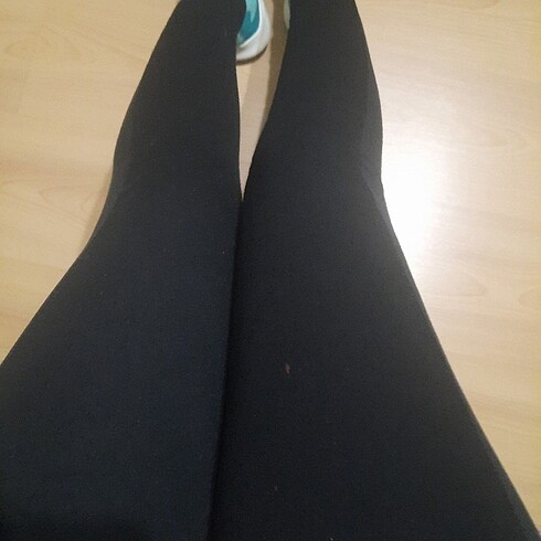 OASIS SİYAH YANLARI TRANSPARAN TÜL TAYT KIŞLIK M BEDEN, sayılı g - Görsel 12