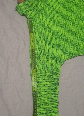 Fistik Yeşili tiriko kazak m/L beden - Görsel 5