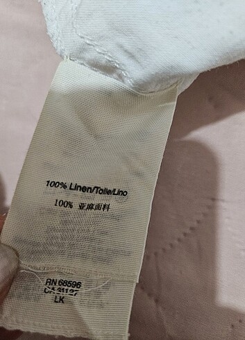 DKNY pure KETEN PANTOLON BEYAZ ORJİNAL     - Görsel 7