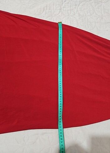 kırmızı boncuk pul ısleme abiye elbise 38 beden  - Görsel 10