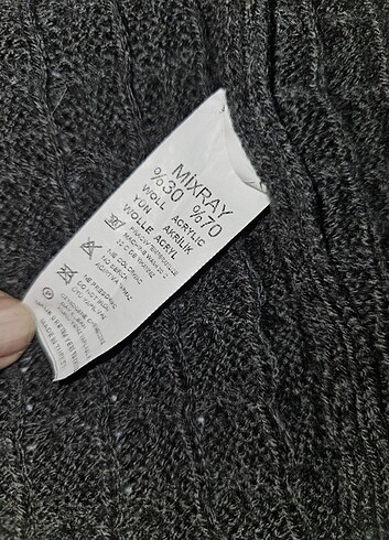 Antrasit hırka mixray S beden - Görsel 5