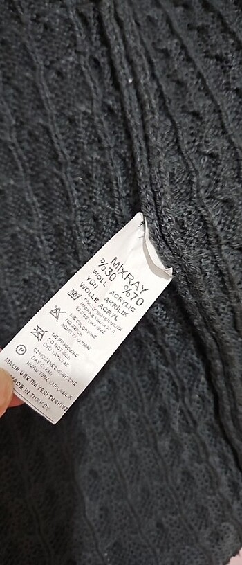 Antrasit hırka mixray S beden - Görsel 8