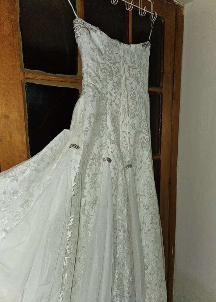 Gelinlik özel dikim m beden sandıkda bekleyen ürün  - Görsel 5