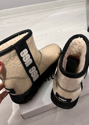 37 Beden ten rengi Renk Bej Kadın UGG Dolgu Topuklu Botlar
