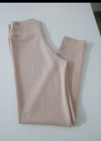 Bej Pilili Kadın Tayt