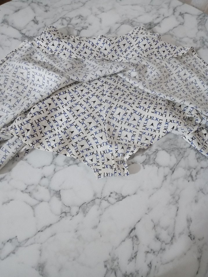 şortlu Pileli Beyaz Mini Etek boy 40 cm kumaşı harika - Görsel 4