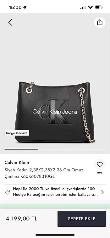 calvin klein çanta