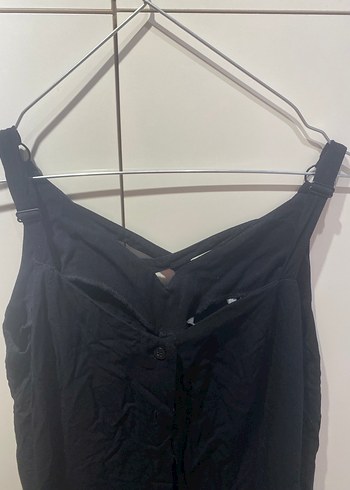 Siyah sırt detaylı Midi Kadın Elbise - Görsel 5