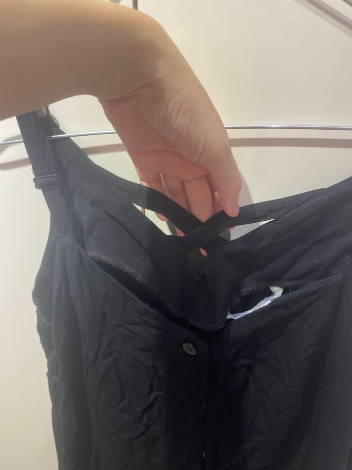 Siyah sırt detaylı Midi Kadın Elbise - Görsel 4