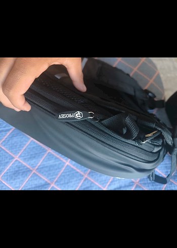 PROSEV Siyah Biker Sırt Çantası - Görsel 3