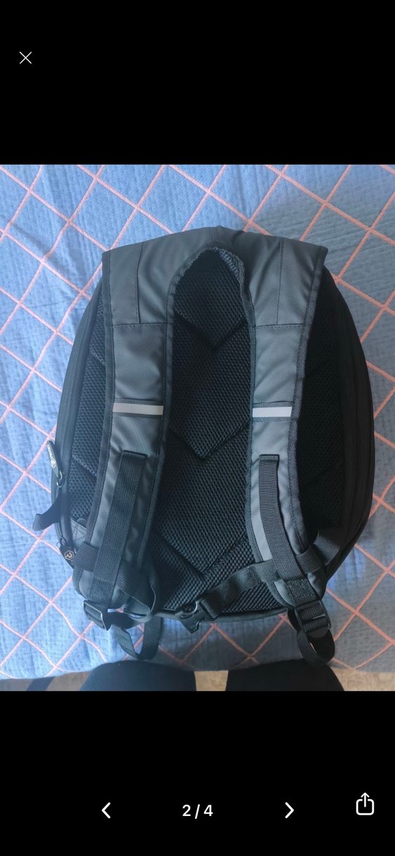 PROSEV Siyah Biker Sırt Çantası - Görsel 2