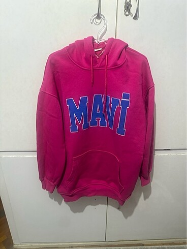 Diğer Mavi yazılı sweat