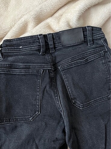 Mango Mango İspanyol Paça Siyah Kot Pantolon