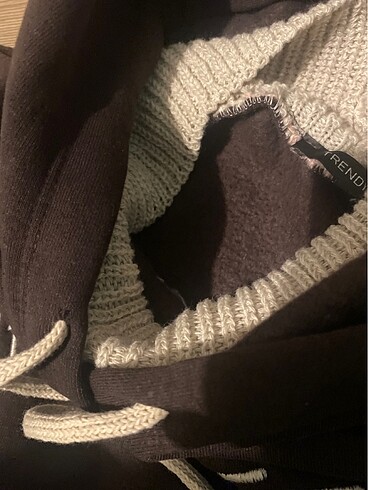 m Beden kahverengi hoodie