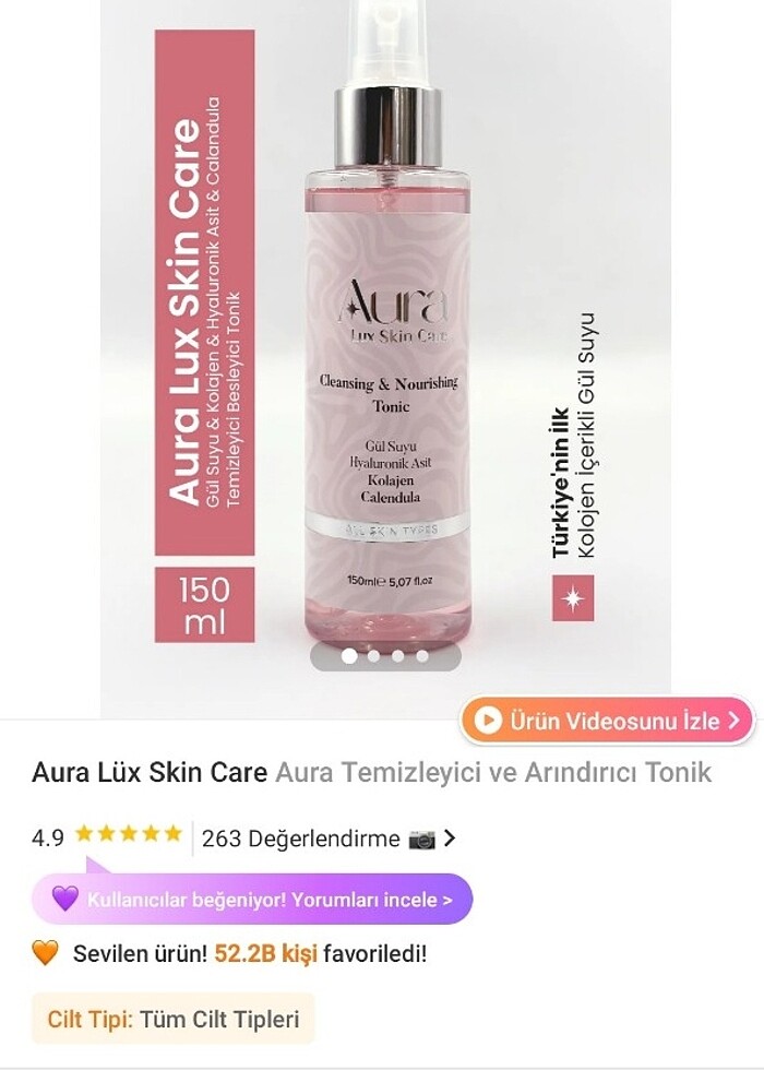 AURA TEMİZLEYİCİ VE ARINDIRICI TONİK???? - Görsel 4
