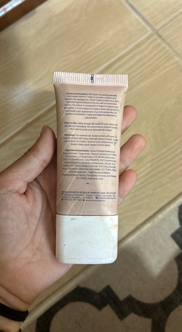 SKINSENSUAL Açık Bej BB Krem SPF50+ 50 ml - Görsel 3