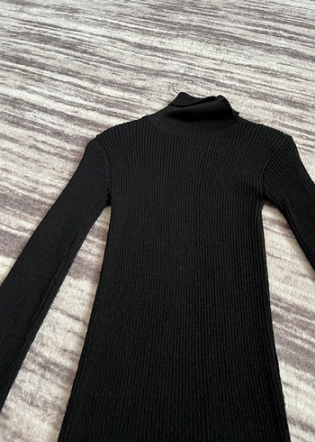 Trendyol & Milla Kadın Siyah Uzun Triko Elbise