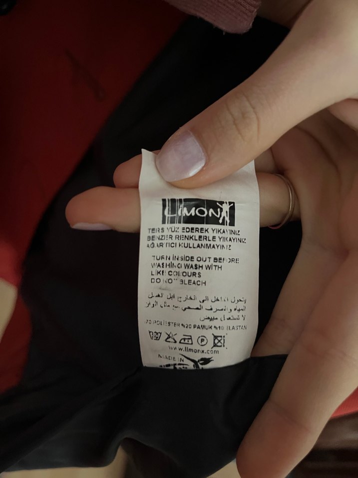 Düğmeli Kiremit Kadın Trençkot - Görsel 3