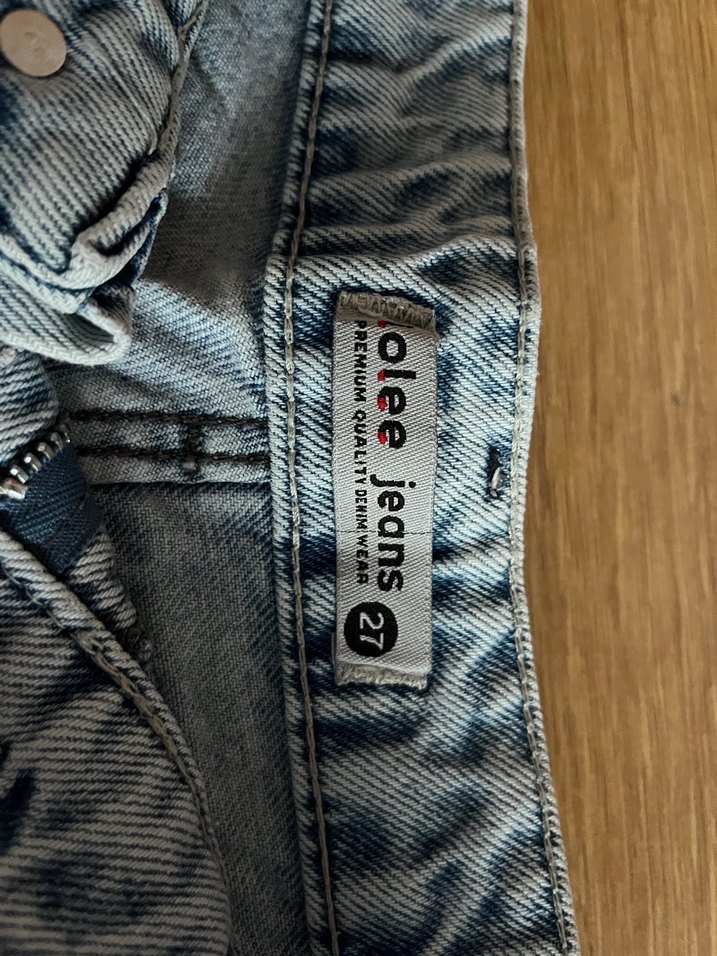 Gri Kadın Midi Boy Rahat Kesim Kot Pantolon - Görsel 2