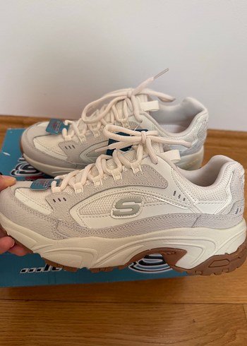 Skechers Dlites Beyaz Kadın Platform Spor Ayakkabı