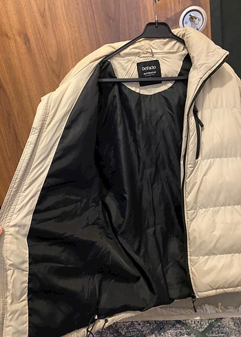 Erkek Beyaz Fermuarlı  Mont - Görsel 2