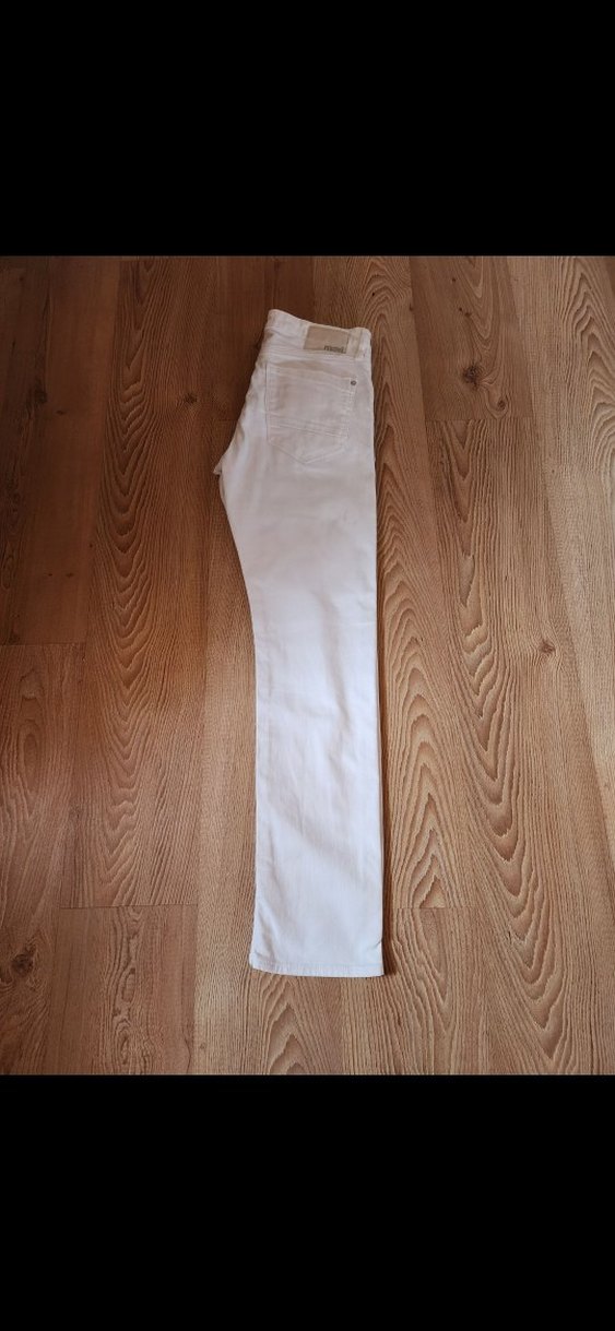 Beyaz Erkek slim Fit Kot Pantolon - Görsel 2