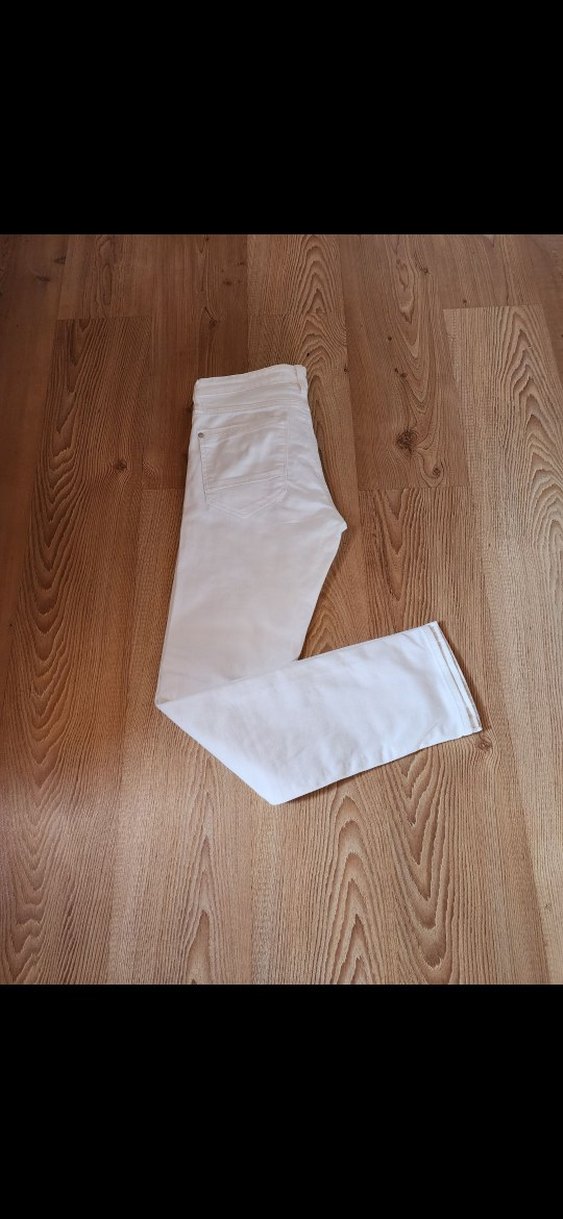 Beyaz Erkek slim Fit Kot Pantolon - Görsel 3