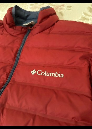 Bordo Columbia Fermuarlı Erkek Mont - Görsel 6