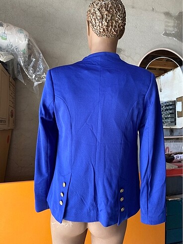 m Beden Blue Space Blazer Ceket