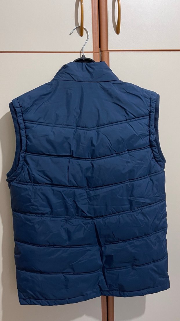 Lacivert Fermuarlı Şişme Yelek - Görsel 3