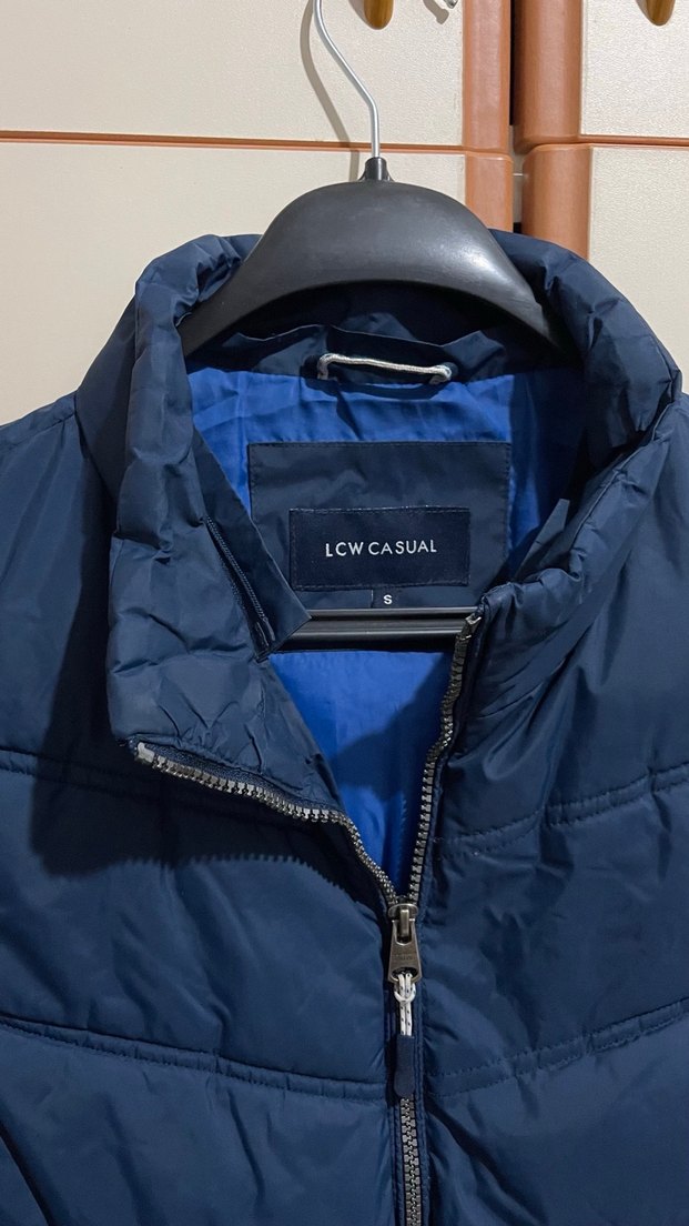 Lacivert Fermuarlı Şişme Yelek - Görsel 2