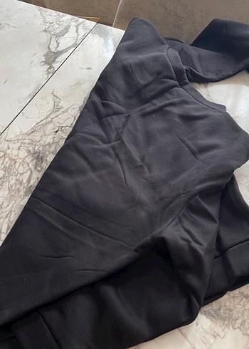 Siyah Kadın Oversize Sweatshirt - Görsel 3