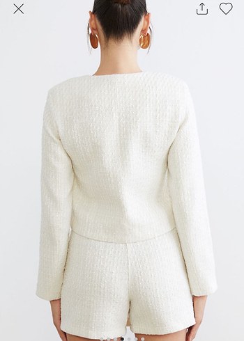 Kırık Beyaz Tüvit Takım - Görsel 2