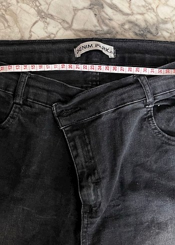 Kadın Siyah Kot Pantolon - Görsel 2